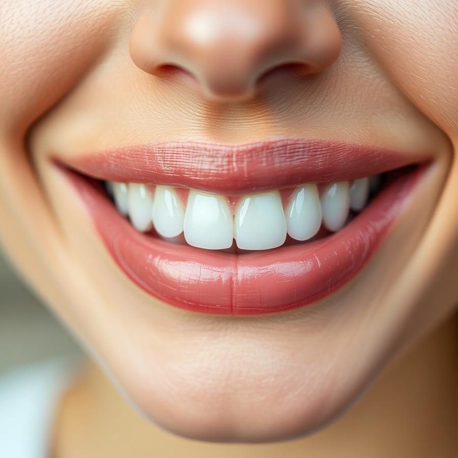 Sonrisa después del tratamiento estético