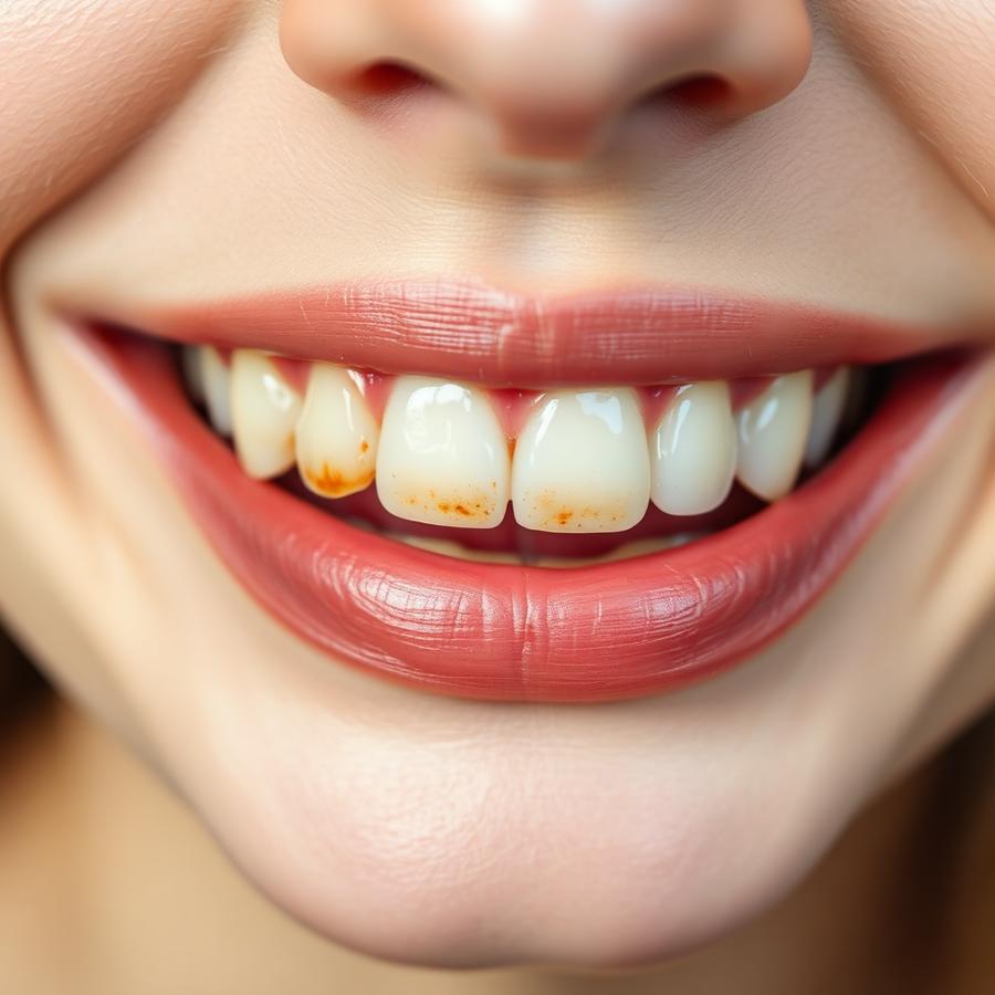 Sonrisa antes del tratamiento estético